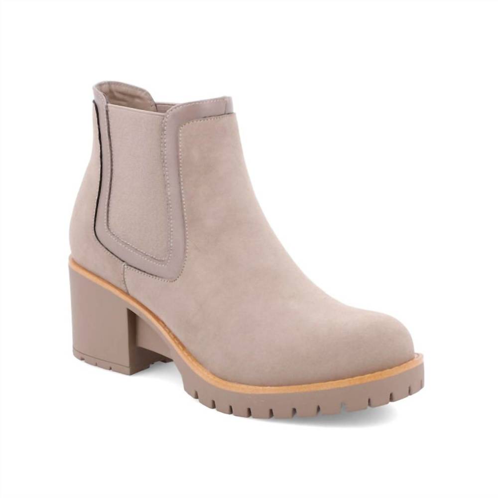 NEW MIA SHOES women's brunaa boots in taupe bursue
